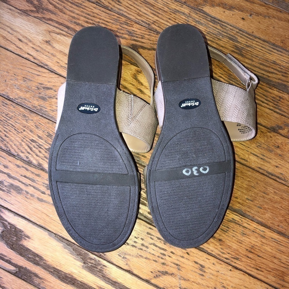 NWOB Dr. Scholl's Freestone Tan Low Heel Sandals - Picture 8 of 9